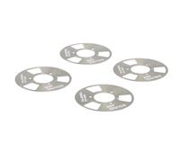Haofy Premium Metall Rolle, Autour du Groupe de Cassettes pour les Enregistrements Musicaux, Cassettes Vierges Stables et Adhésives, Idéal pour les Amateurs de Bricolage, Alliage D'aluminium 4 (gris