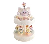 Haofy Présentoir à Desserts Rotatif Automatique élégant, Belle Machine à Desserts Rotative pour Fournitures de Fête de Mariage, en Plastique Robuste, Idéal pour les Fêtes D'anniversaire, les