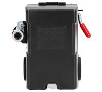 Haofy Pressostat Mécanique pour Compresseur D'air, Contrôleur 4 Trous 4 Voies de Taille Standard, 95-125 Psi, Matériaux Durables, Facile à Installer