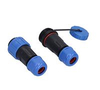 Haofy Prise D'aviation Multicœur étanche avec Installation sans Soudure pour Machines Contrôlées par Programme, Matériau en Cuivre, 1x Mâle 1x Femelle (4 broches)