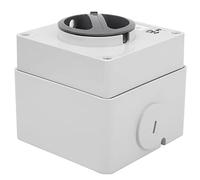 Haofy Prise de Commutateur étanche IP66 pour L'extérieur, Boutons Marche/arrêt, Matériau en Cuivre -phosphore pour Composants de Contrôle Industriels, Anti-poussière (2P20A)