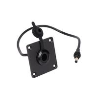Haofy Prise Murale étanche Passthrough DC 5.5x2.1 Femelle Connecteur de Prise de Courant Port Panneau de Remplacement en Aluminium pour Mini RV Camping-car Boîte de Batterie Marine