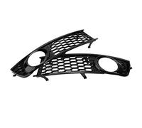 Haofy Protection Durable de Calandre de Phare Antibrouillard de Pare-chocs Avant Adaptée pour B6 2002-2005, 2 Pièces Grille de Phare Antibrouillard ABS pour les Amateurs de Voiture