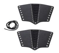 Haofy Protège-Bras, Bracelet Réglable en Cuir PU, Protège Vos Bras, Idéal pour Le Tir à l'arc, Le Cosplay et Les Activités de Plein Air