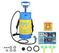 Haofy Pulvérisateur à Pression de 5 L avec Soupape de Décharge, 2 Ports, Portable, pour L'arrosage du Jardin et de la Pelouse, 19 X 19 X 47 Cm