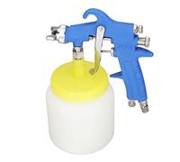 Haofy Pulvérisateur de Peinture Pulvérisateur de Vernis à Air en Acier Inoxydable Alimentation par Siphon de 1,5 Mm 0,25 à 0,4 MPa 435 ML Min pour Application d'apprêt Industriel Automobile et de