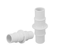 Haofy Raccord de Connecteur de Tuyau de Piscine, 2 Pièces, Adaptateur de Tuyau d'aspiration en Plastique de 1-1/4 Pouces et 1-1/2 Pouces pour Système de Filtre de Pompe de Nettoyeur de Piscine