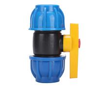 Haofy Raccords de Conduite D'eau en PE, Robinet à Tournant Sphérique, Remplacement Rapide et Durable pour Conduites D'eau de 32 Mm, adapté aux Systèmes de Tuyauterie et aux Projets de Plomberie