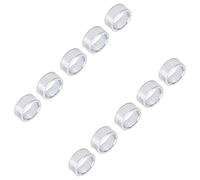 Haofy Raccords de Support D'espacement Non Filetés en Alliage D'aluminium, 10 Pièces, pour Support Structurel D'arbre de 10mm (4mm)