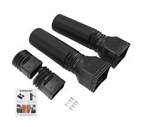 Haofy Rallonge de Tuyau de Descente de Gouttière en PVC Flexible en Accordéon pour Gouttières de 7,6 X 10,2 Cm - Protection des Fondations, Préservation de la Pelouse, Installation sans Outil (#11)