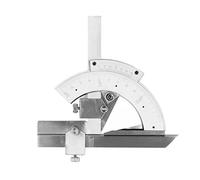 Haofy Rapporteur D'angle Universel 0-320 °, Outil de Réglage Fin Résistant à L'usure pour le Travail du Bois (Type ordinaire en acier à haute teneur en carbone)