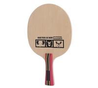 Haofy Raquette de Tennis de Table D'entraînement, Corps équilibré pour Débutants avec Une Résistance Inférieure Adéquate en Tilleul (Poignée de Main Longue poignée)