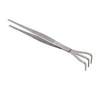 Haofy Râteau à Racines, Outil en Acier Inoxydable à 3 Dents pour Aérer Le Sol, Poignée Ergonomique pour Les Amateurs de bonsaï et Les Débutants (Droit)