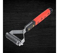 Haofy Râteaux en Acier Inoxydable Suffisamment Forts pour éliminer Efficacement les Nœuds et les Tapis Laissent Votre Peigne de Animaux de Compagnie Doux et Brillant avec une Poignée Non Glisser et