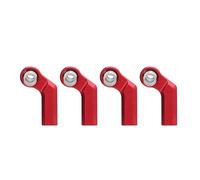 Haofy RC Link -M4 CRURVE CW pour la Voiture Modèle 1/10, ni Résistant et Non Résistant à L'érosion, au Contrôle Accru des Amateurs (Rouge)