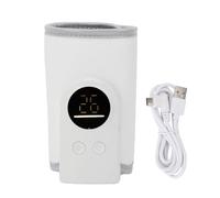 Haofy Réchauffeur de Biberon Portable USB Powered 18 W Chauffage Rapide Température Réglable Température Universelle Travel Milk Plus Réchauffée pour les Bouteilles de Type 1, Formule (whrite)