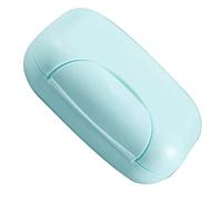 Haofy Récipient à Savon de Voyage 3,5 X 2,4 X 1,2 Pouces, étanche avec Fermeture à Pression Sécurisée, Boîte à Savon Portable pour la Maison, l'hôtel, Les Voyages, Les Petits Appartements, la Vie