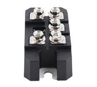 Haofy Redresseur de Pont à Diode triphasé Noir MDS100A, 1600V, Ampli Haute Puissance 100A, pour Applications de Conversion de Puissance, 1 Pièce, Premium