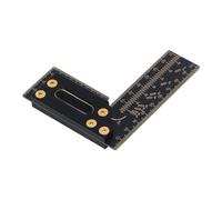 Haofy Règle Carrée en Forme de L pour Menuiserie, Haute dureté, pour un Marquage Précis pour les Charpentiers, Alliage D'aluminium 100mm