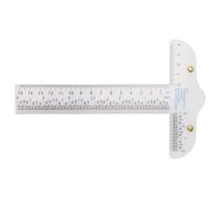 Haofy Règle Carrée en T en Acrylique Transparent de 61 Cm pour Architectes, Artistes et étudiants en Ingénierie - Outil de Dessin de Précision à Double échelle avec Mesures en Pouces et Centimètres