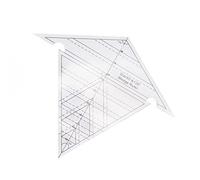 Haofy Règle de Couture en Acrylique à 60 Degrés et 120 Degrés avec échelle Précise, Règle de Matelassage Réutilisable pour la Conception de Bricolage, la de Tissu, la Création de Motifs