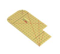 Haofy Règle D'ourlet Chaude, Outil de Mesure de Repassage Résistant à la Chaleur pour les Ateliers de Couture et les Amateurs de Bricolage, Règle de Repassage Domestique en Plastique (HR2010-S)