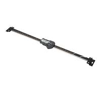 Haofy Règle Numérique Horizontale, Outil de Mesure D'assemblage Précis pour Sortie de 0-300 Mm, pour Tours et Fraiseuses, Alliage Plastique/aluminium