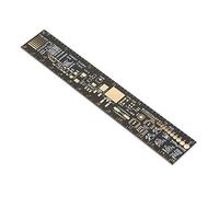 Haofy Règle PCB Multifonctionnelle de 6 Pouces, Outil de Mesure de Haute dureté avec Jauges d'angle et Espacement des Broches IC pour les Ingénieurs en électronique