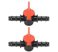 Haofy Régulateur de Débit d'eau de Poisson 2 Pièces, Contrôle Précis du Débit pour Tube de 14 Mm Une Circulation et Une Oxygénation Optimales, Configuration Simple pour Les Aquariophiles Débutants