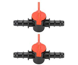 Haofy Régulateur de Débit d'eau de Poisson 2 Pièces, Contrôle Précis du Débit pour Tube de 14 Mm Une Circulation et Une Oxygénation Optimales, Configuration Simple pour Les Aquariophiles Débutants