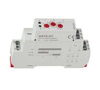 Haofy Relay Démarreur de Moteur GRT8-ST Relais temporisé pour Panneau de Commande de Moteur Tension AC/DC Réglable 18 Mm de Large (#3)