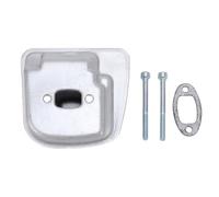 Haofy Remplacement du Silencieux du Kit D'échappement Brushcutter pour FS55 FS55C 4140 140 0609 avec Une Protection du Moteur de Réduction de Bruit Facile à Installer