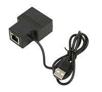 Haofy Répartiteur Ethernet, 2 Appareils Réseau simultané 1 à 2 Répartiteur Ethernet 100 Mbps Port RJ45 pour Ordinateurs