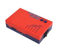 Haofy RetroScaler2x Convertisseur Haute Définition, Convertisseur Vidéo ABS 480p avec Sortie d'interface Multimédia HD, Passage sans Latence, Prise en Charge NTSC PAL pour les Jeux Rétro N64 (rouge)