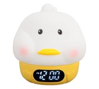 Haofy Réveil Veilleuse, Robinet Lumineux coloré en Silicone avec Double Alarme et Fonction de Synchronisation pour Chambre d'enfant