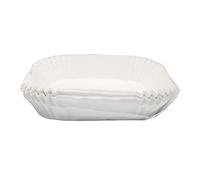 Haofy Revêtement en Papier Antiadhésif Jetable pour Friteuse, 17 X 17 X 4,5 Cm, Résistant à l'huile, étanche pour Poêle à -ondes, Nettoyage Facile, Pas de Pliage Nécessaire, Convient pour Friteuse