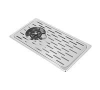 Haofy Rinceuse de Verre en Acier Inoxydable avec Raccord d'eau G1/2 - Rinceuse de Bar Compacte pour Cafés, Hôtels et Camping-cars, Tuyau de 1 M, Installation Complète de Rinçage Rapide