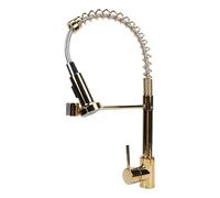 Haofy Robinet de Cuisine pour Camping-car, Robinet D'eau avec Pulvérisateur Extractible, 2 Modes de Débit D'eau, en Acier Inoxydable pour Camping-car, Buanderie, Bateau, Yacht en Plein