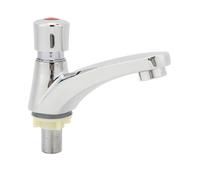 Haofy Robinet de Lavabo à Temporisation, économie d'eau, Bouton Poussoir à Fermeture Automatique, Robinet d'eau Froide Unique pour évier, Maison, Locaux Commerciaux