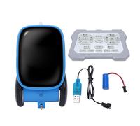 Haofy Robot de Charge Intelligent à Détection Tactile, Conte en Anglais 8,4 X 10,9 X 15 Cm pour Les 3 à 5 Ans, Apprentissage Précoce, 25 Minutes de Jeu sur 2 Heures de Charge, Musique