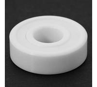 Haofy Roulement à Billes Miniature en Céramique 6000-2RS pour L'industrie Aérospatiale et Chimique, Céramique de Zircone 10x26x8mm