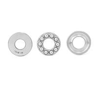 Haofy Roulement de Butée à Billes Axiale 51201, Résistant à la Corrosion, Performance Stable pour L'entretien des équipements, 5 Pièces de Quincaillerie