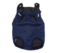 Haofy Sac à Dos de Transport pour Animaux de Compagnie pour Chiens et Chats de Petite et Moyenne Taille, écharpe Frontale avec Ventilation en Maille, Bretelles Réglables pour Les (Bleu Marine)