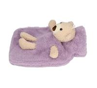 Haofy Sac à Eau Chaude en Peluche avec Conception d'ours de Dessin animé Mignon, Bouteille à Bouche Large Multifonctionnelle Bouteilles d'Eau Chaude pour Soulagement de la Douleur, 1000 Ml de '