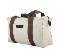 Haofy Sac à Outils en Toile Grise à Large Ouverture, Choix des Professionnels pour Les Bandes à Ongles, équipement Gris (18 Pouces)