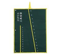 Haofy Sac de rangement pour clé 1Pc, sac de rangement pour outil de clé à enrouleur vert, toile durable 6/8/10/12/14/25 poches(25PCS)