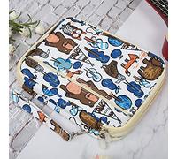 Haofy Sac de Rangement pour Crayons d'art Trousse à Crayons Double Couche Colorée Organisateur pour Enfants étudiants Artistes Sac à de Peinture de Croquis en Nylon Imperméable pour Fournitures