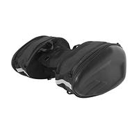 Haofy Sac de Selle de Moto étanche, Bagage pour Casque, pour Voyage, Motocross, Escalade, 36L-58L, Noir, 2 Pièces