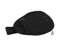 Haofy Sac de Tennis en Polyester, Poche Sécurisée pour Raquette, Compartiment Principal Spacieux pour Hommes et Femmes, 11,42x2,36x18,11 Pouces (Black)