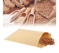 Haofy Sacs de Stockage de Graines Emballage de Graines en Papier Kraft 100 Pièces 12x20 Cm Sacs d'enveloppe Auto-adhésifs pour Agriculteurs et Jardiniers, Papier déchiré pour Maïs, blé, Riz, (Ruban